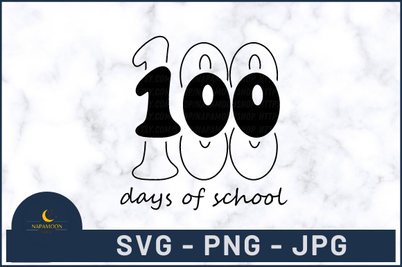 100 Days of School Teacher Svg Graphics Crafts