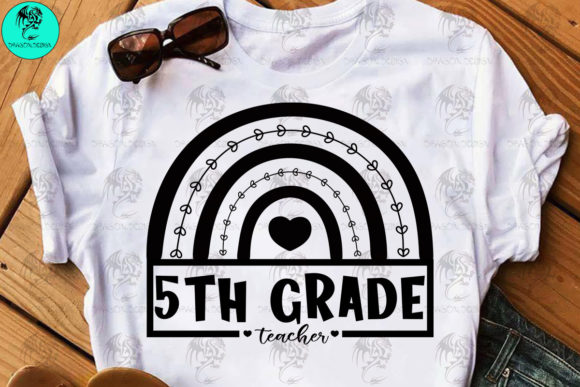 5th Grade Teacher Svg: Graphics for Crafts
