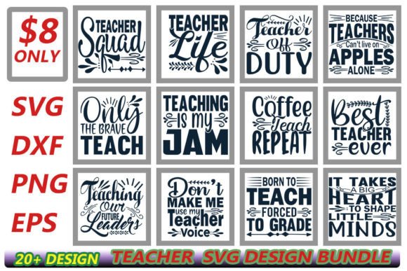 Crafts & Graphics: Teacher SVG Bundle Review
