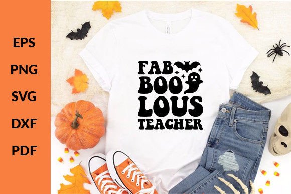 Fab Boo Lous Teacher SVG: Graphics for Crafts