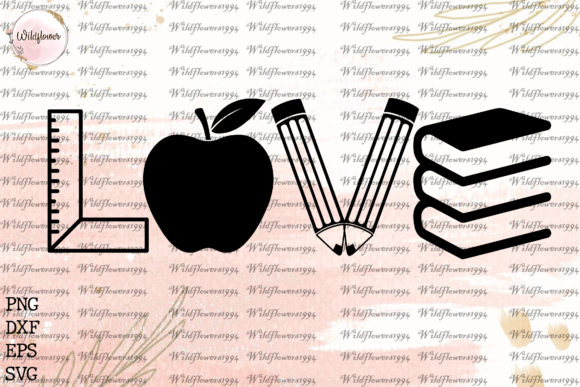 Love Teacher SVG: Graphics for Crafts