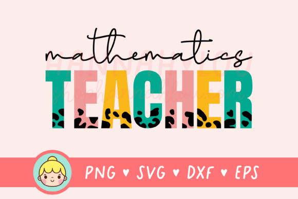 Mathematics Teacher Graphics for Crafts