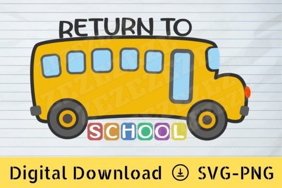 Return to School SVG PNG: Graphics for Crafts