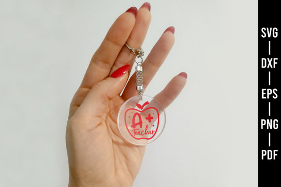 Reviewing the A Teacher SVG Keychain Design