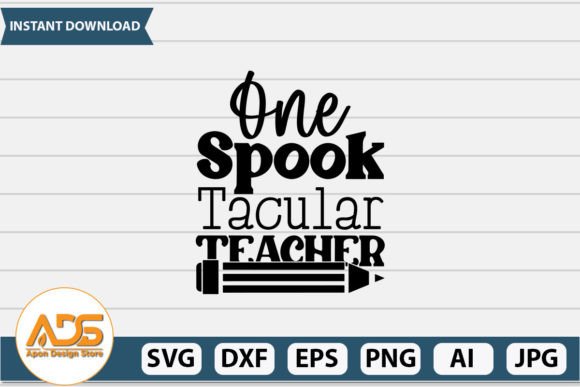 Spook Tacular Teacher Graphics for Crafts