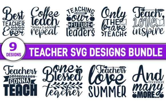 Teacher SVG Bundle: Graphics for Crafts