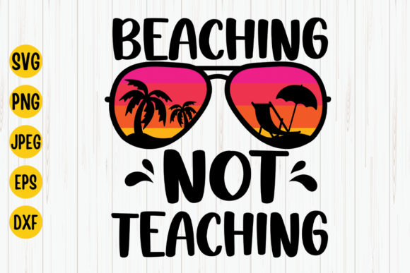 Teacher Svg, Summer Beach Svg for Crafts & Graphics