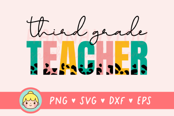 Third Grade Teacher Graphics for Crafts